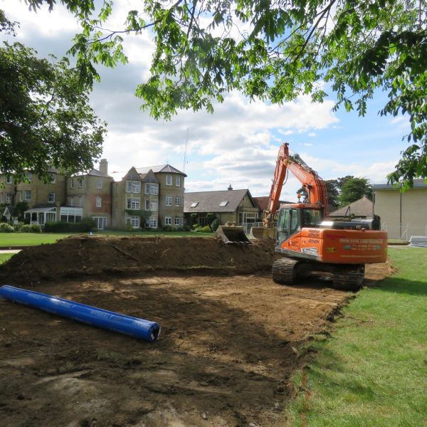 Site access road being constructed 26.05.20 